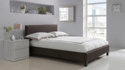 HOME Constance Double Bed Frame - Chocolate